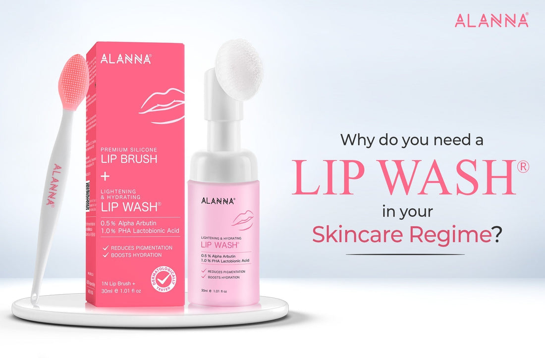 Women holding ALANNA's lip wash