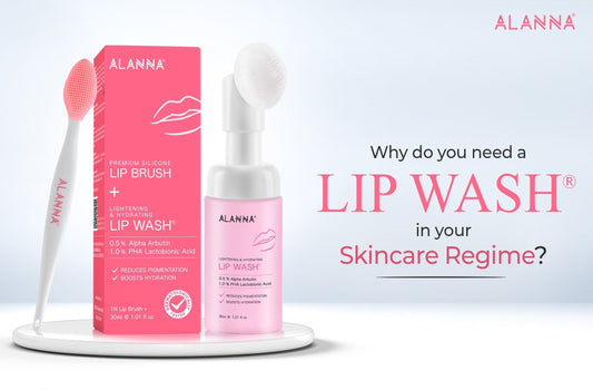 Women holding ALANNA's lip wash