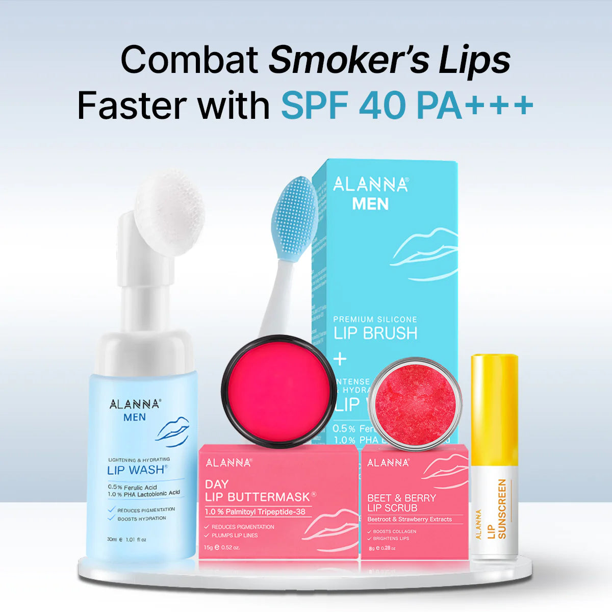 Smoker's Lip Treatment Kit | 4-Step | Men