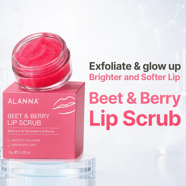 Beet & Berry Lip Scrub (Berry Extracts and Vitamin E)