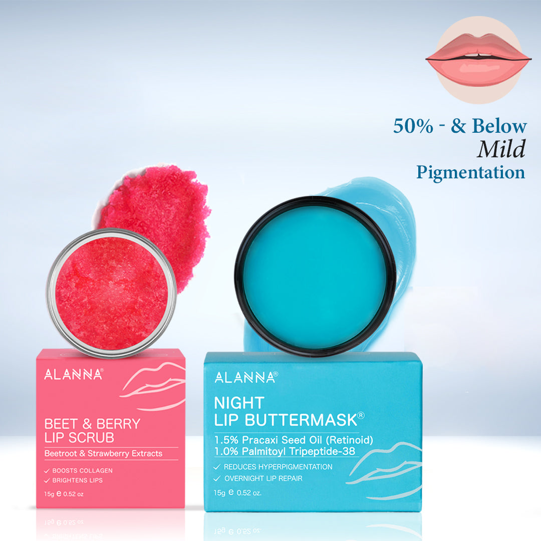 Lip Brightening Kit | 2-Step | Scrub + Night Lip ButterMask®