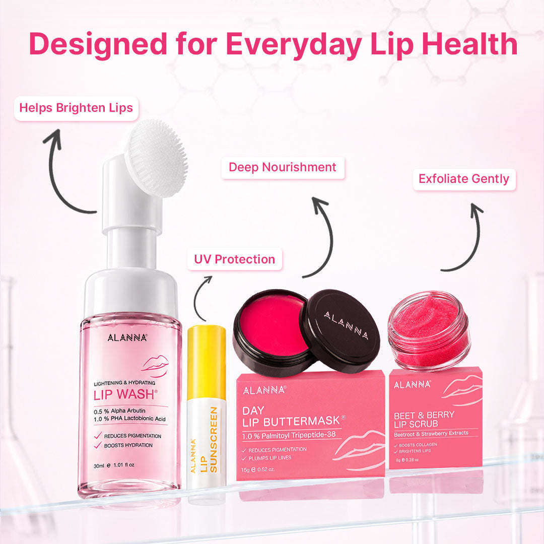 Lip Pigmentation Treatment Kit | 4-Step | Women