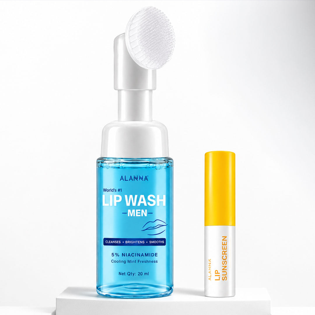 Lightening Lip Pro Kit | Men | 2-Step | LipWash® + SPF Lip Balm