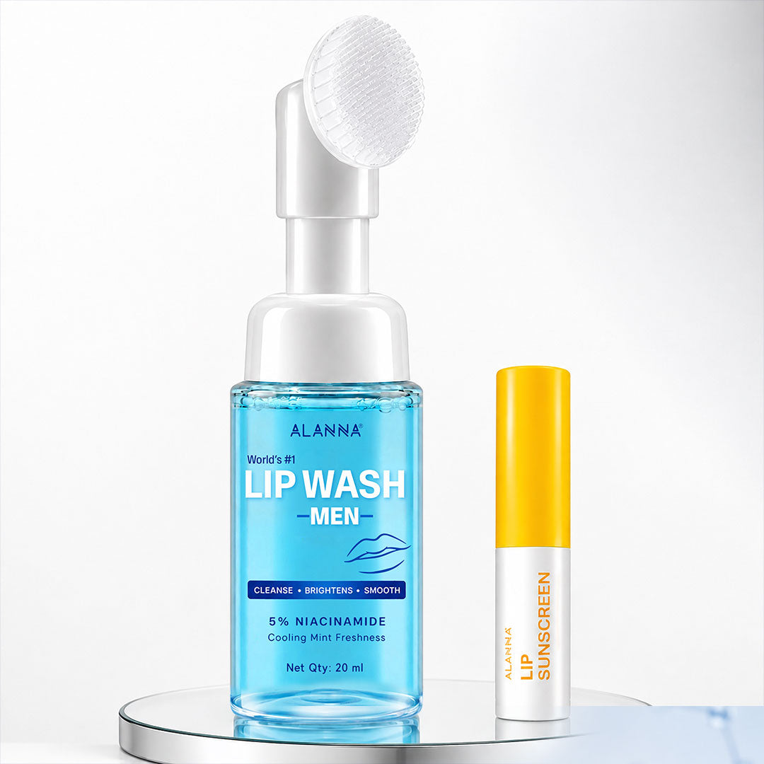 Lightening Lip Pro Kit | Men | 2-Step | LipWash® + SPF Lip Balm