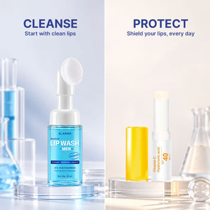 Lightening Lip Pro Kit | Men | 2-Step | LipWash® + SPF Lip Balm