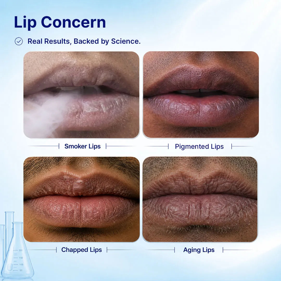Lightening Lip Pro Kit | Men | 2-Step | LipWash® + SPF Lip Balm