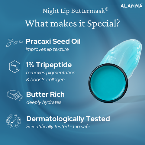 Night Lip Buttermask® | 1.5% Bio Retinol (Pracaxi Seed Oil) | 1% Tripeptide | Vitamin E