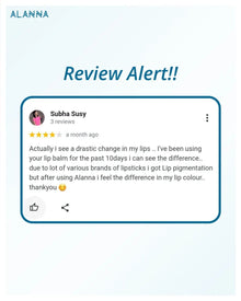Positive review on Google  for Lip Buttermasks
