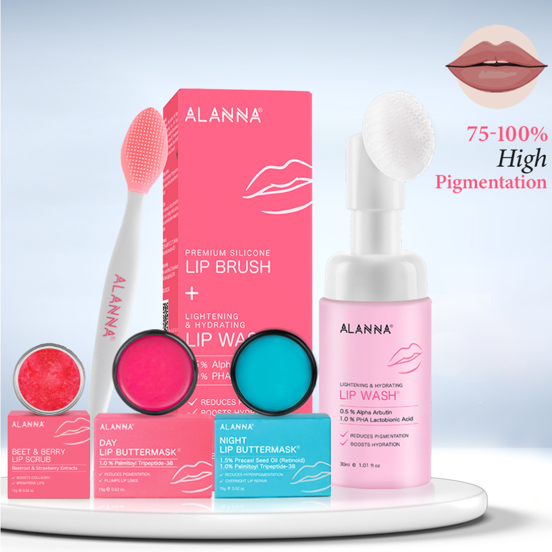 Lip Pigmentation Treatment Kit | 4-Step | Women