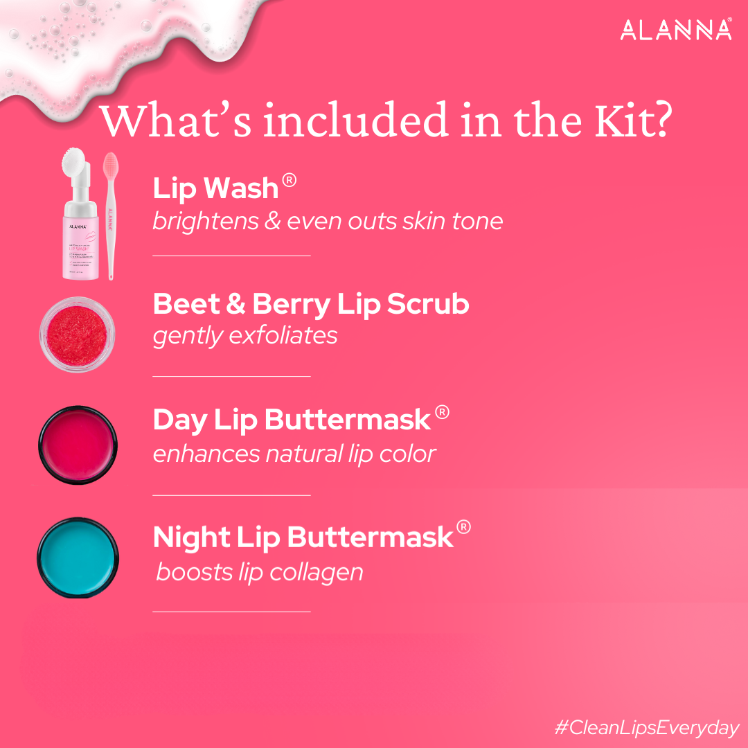 Lip Pigmentation Treatment Kit | 4-Step | Women