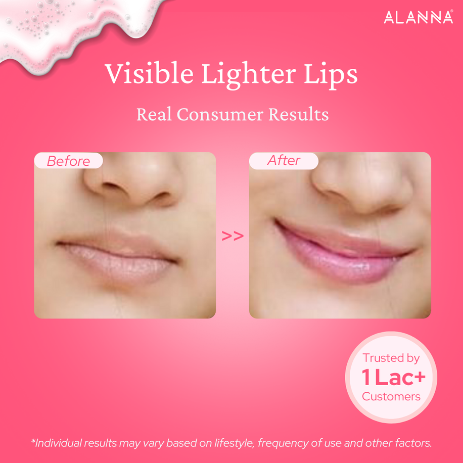 Lip Wash (Women) | 0.5% Alpha Arbutin | 1% PHA Lactobionic Acid