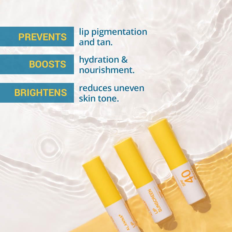 An image describing benefits of lip sunscreen