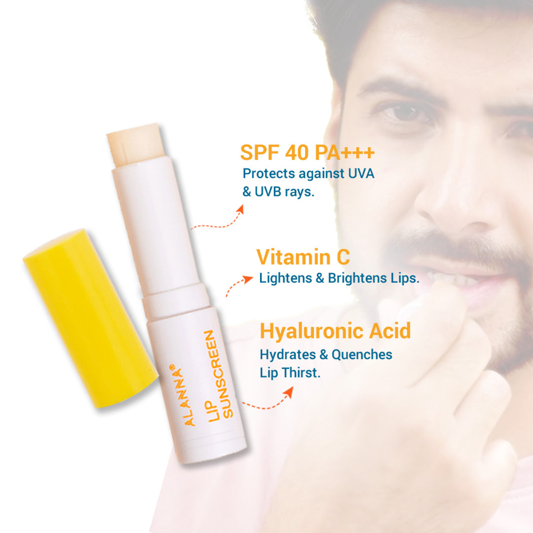 Actives used in ALANNA's Lip Sunscreen