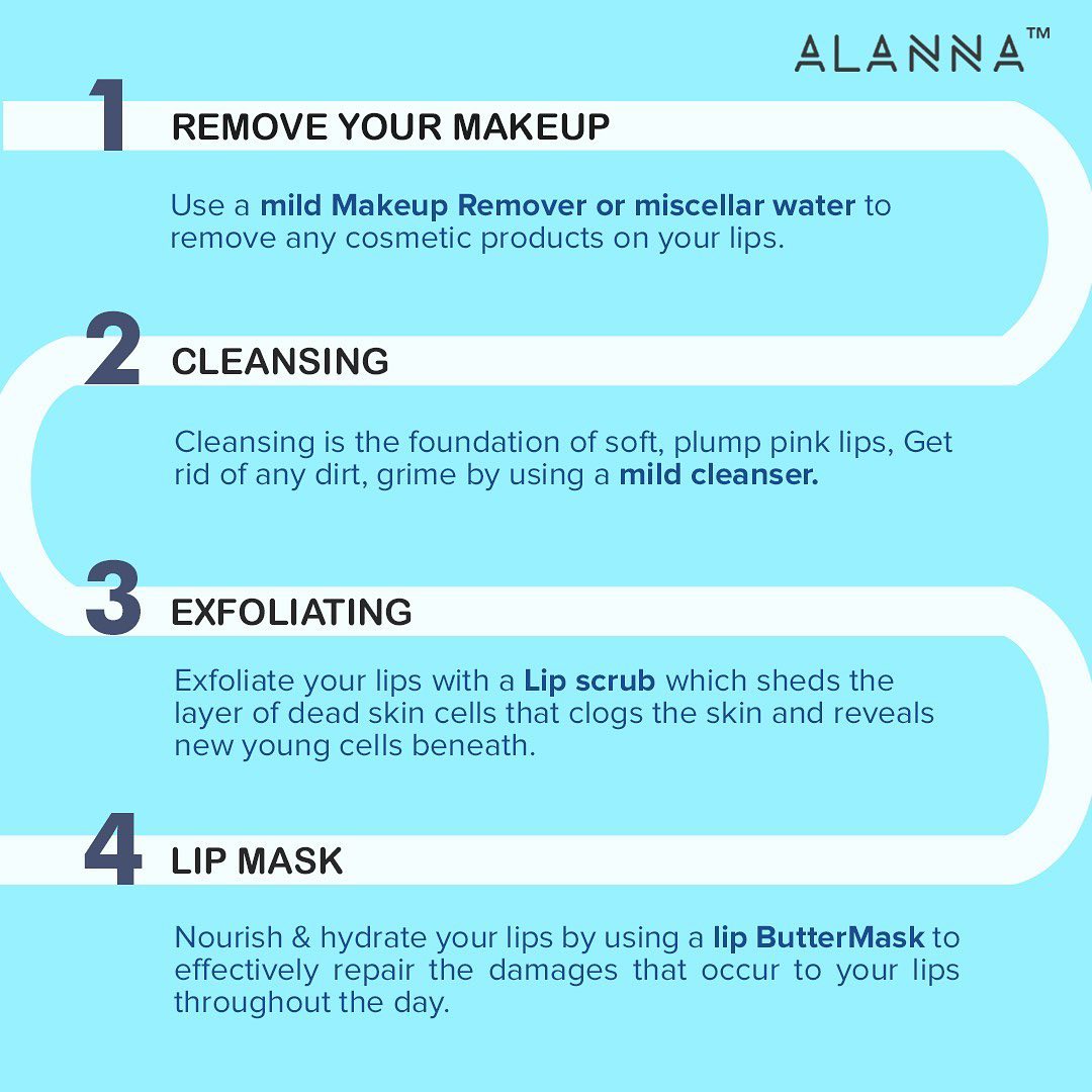 Steps for Lip Care Routine