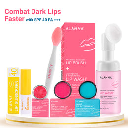 An image of lip wash,lip buttermask,lip scrub,lip balm with spf