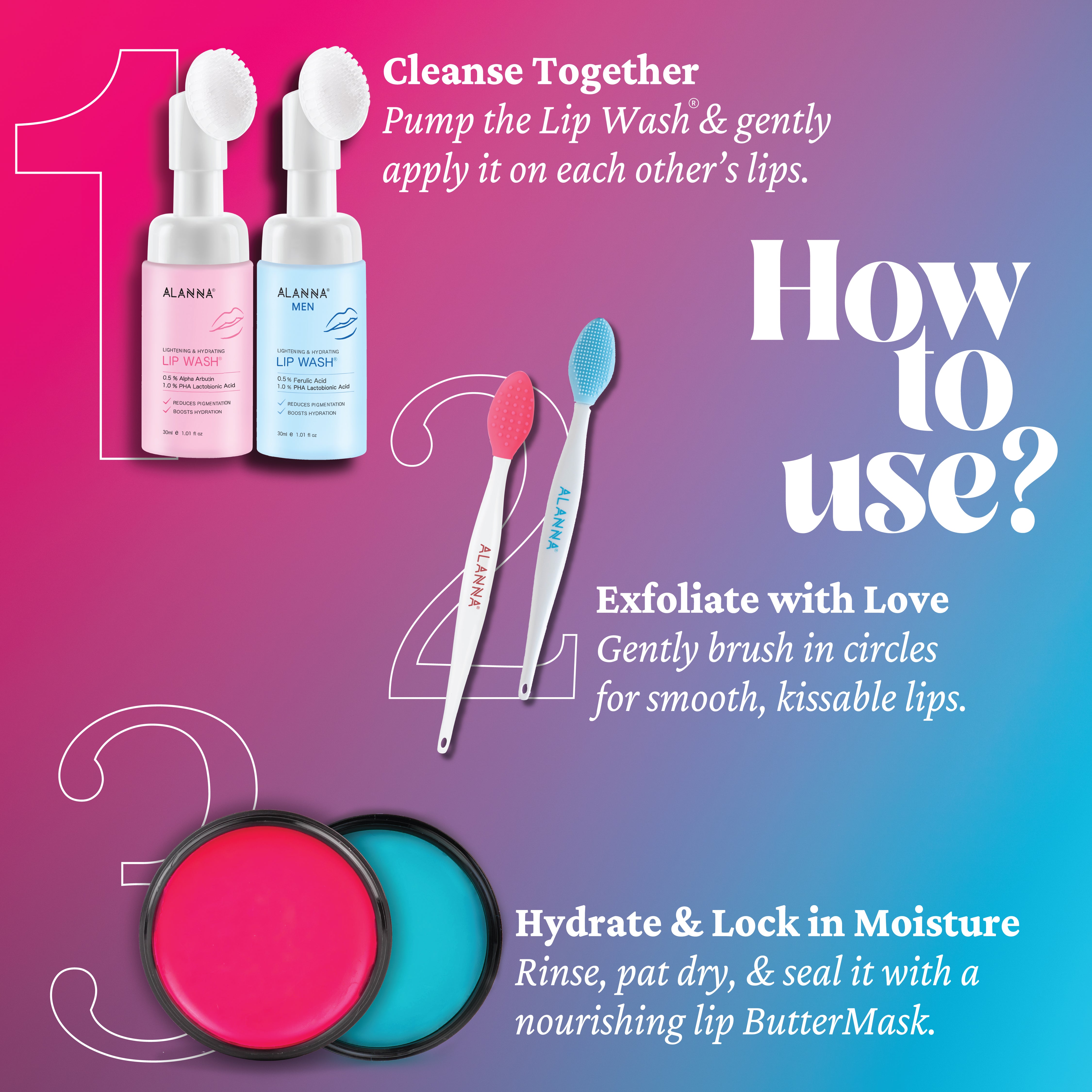 Couple Lip Cleanse Combo