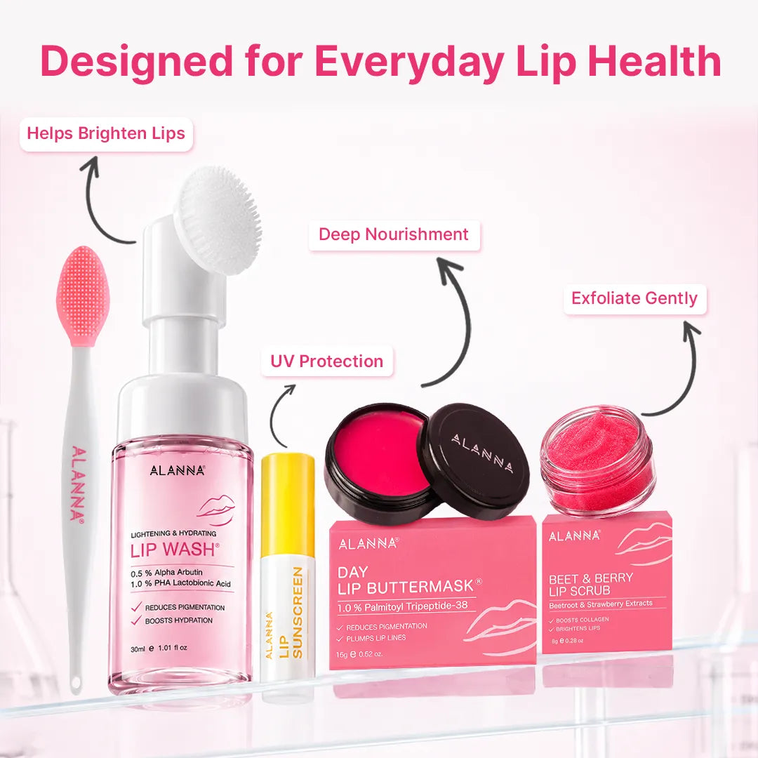 Lip Pigmentation Treatment Kit | 4-Step | Women